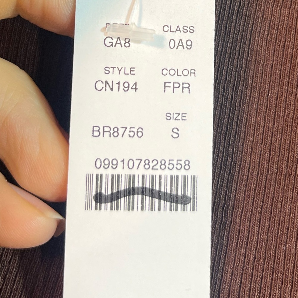 J.Crew Perfect rib long-sleeve T-shirt in French press - Picture 7 of 8